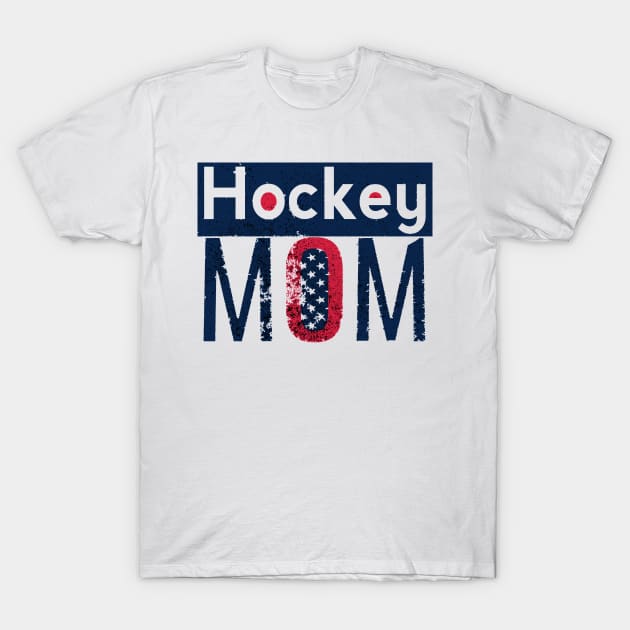 Ice Hockey Mom T-Shirt by M Dee Signs